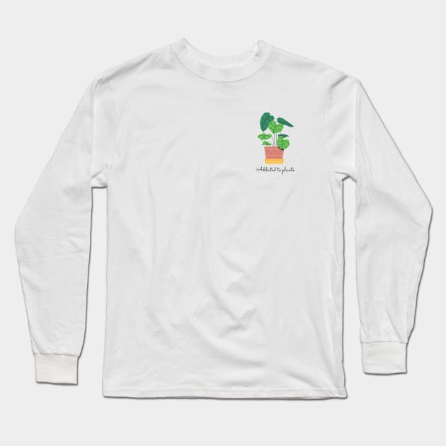 Addicted to plants Long Sleeve T-Shirt by Planty of T-shirts